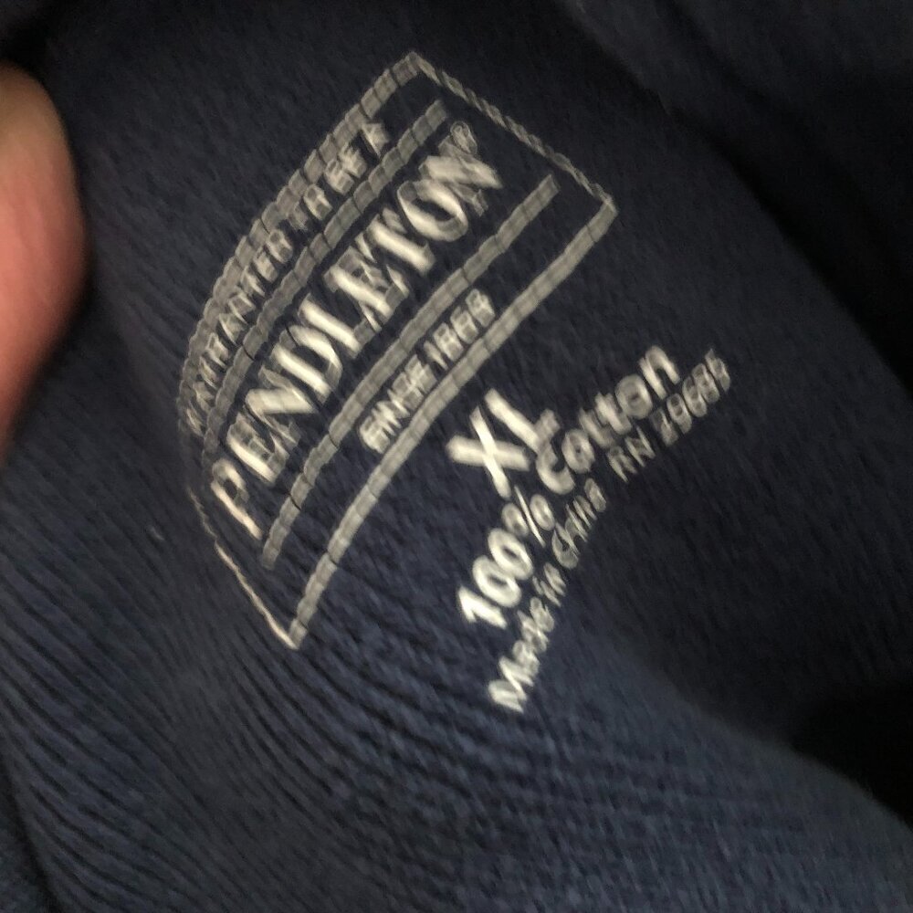 Pendleton 1/4 Button Up Pullover Sweatshirt - image 2